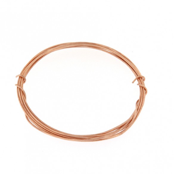 Filo Argento Sterling 925 Rotondo - Calibro 21 (0,72 Mm), Mezzo Duro, 1 Metro - Per Gioielleria E Wire Wrapping